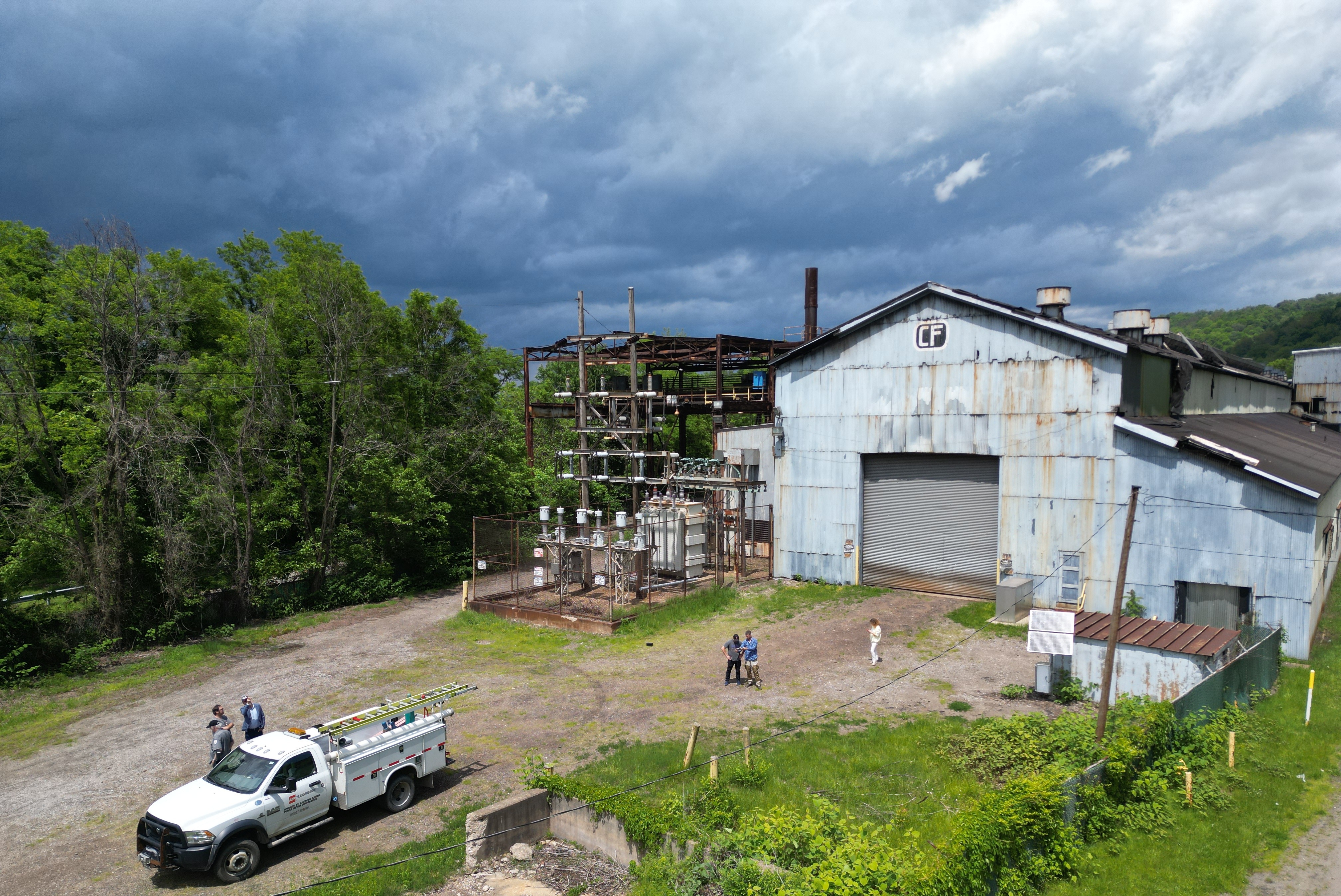 Centre Foundry site — substation and main building, Wheeling WV