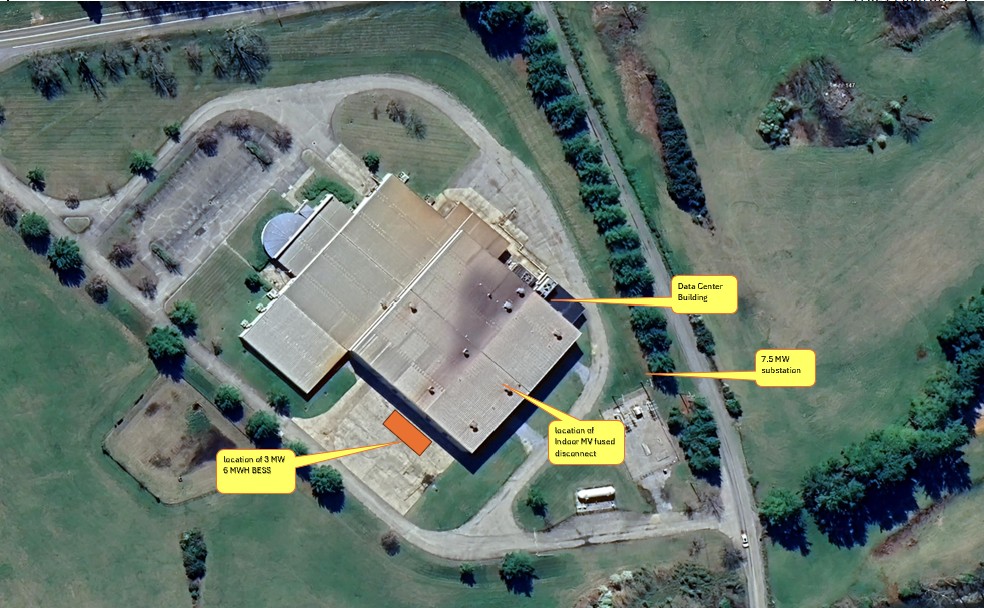 Coastal data center BESS front of meter DC UPS system