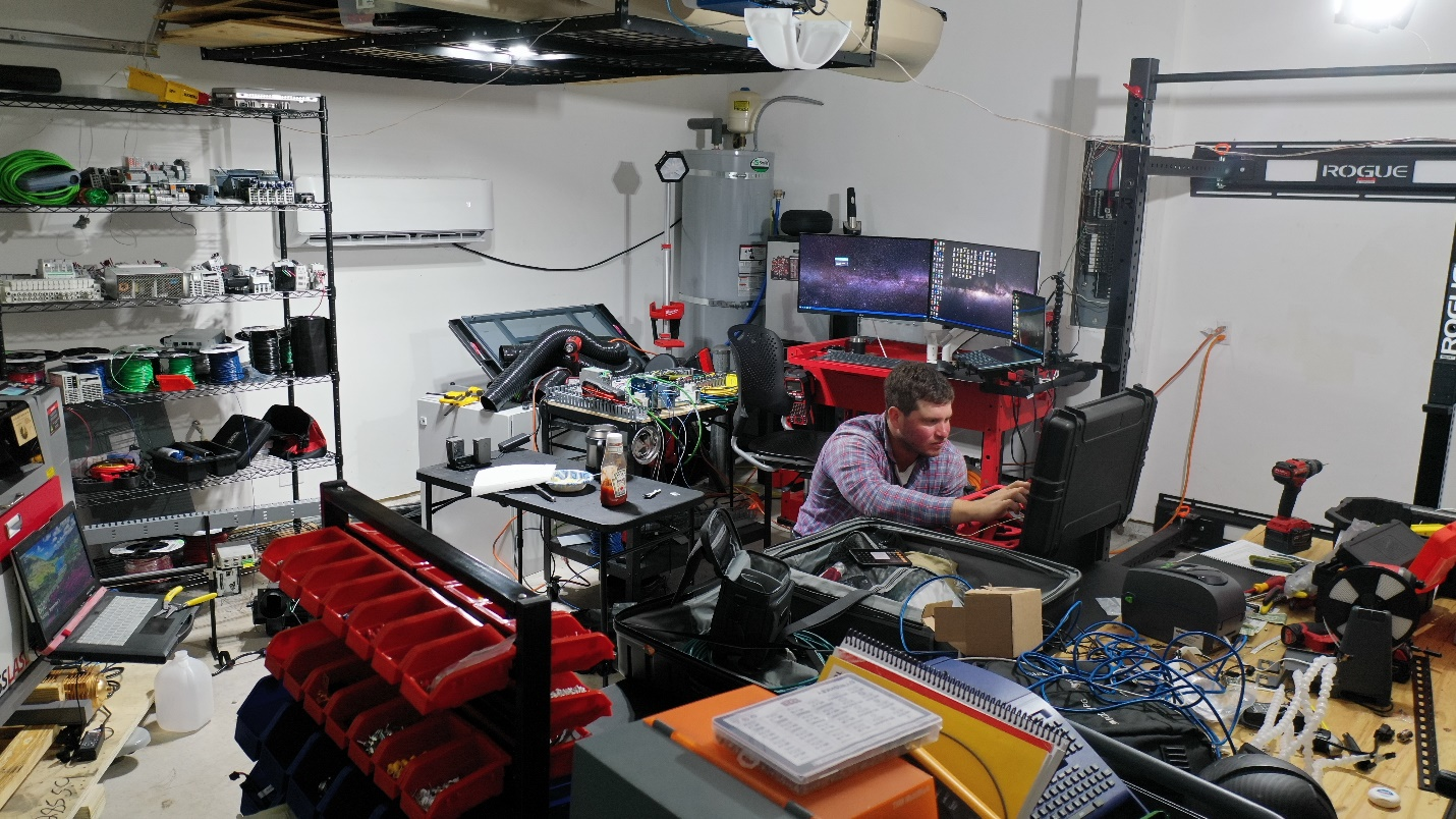 Early Stokes Energy garage panel build 2020