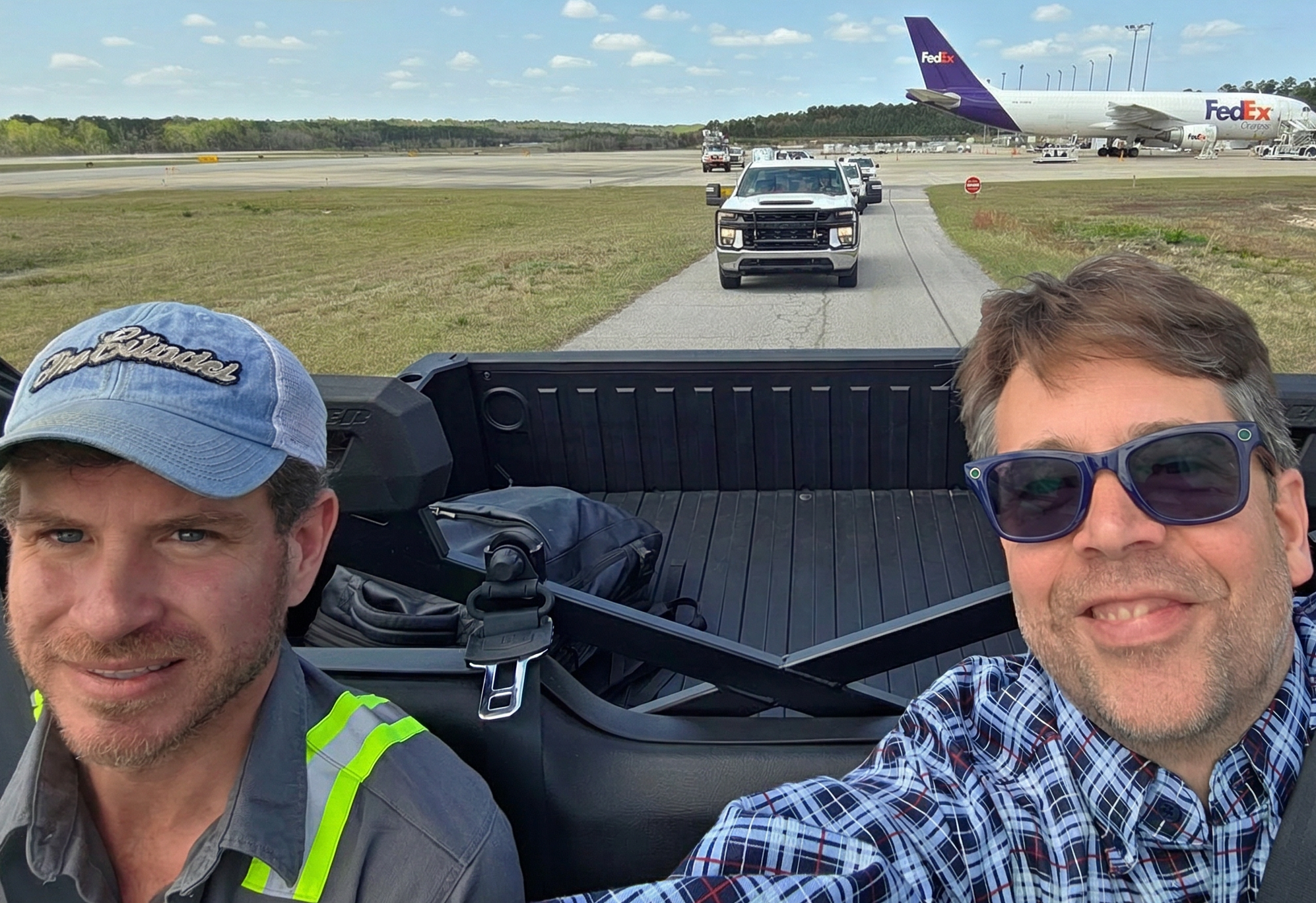 Hunter Strong on site