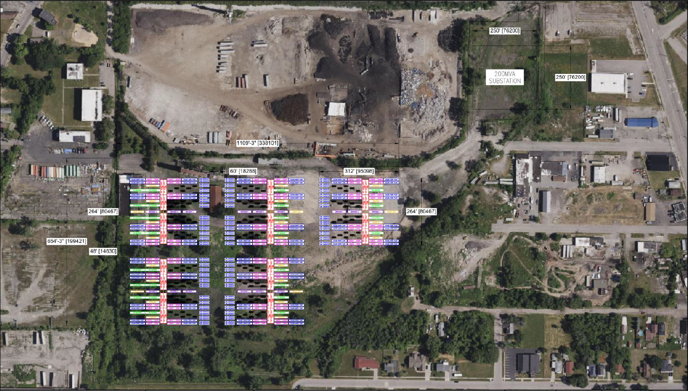 Niagara Globe 1 site layout