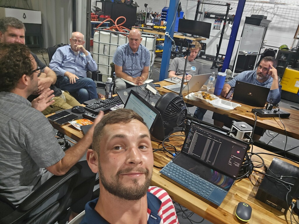 Steve Clausen with the Stokes Energy team