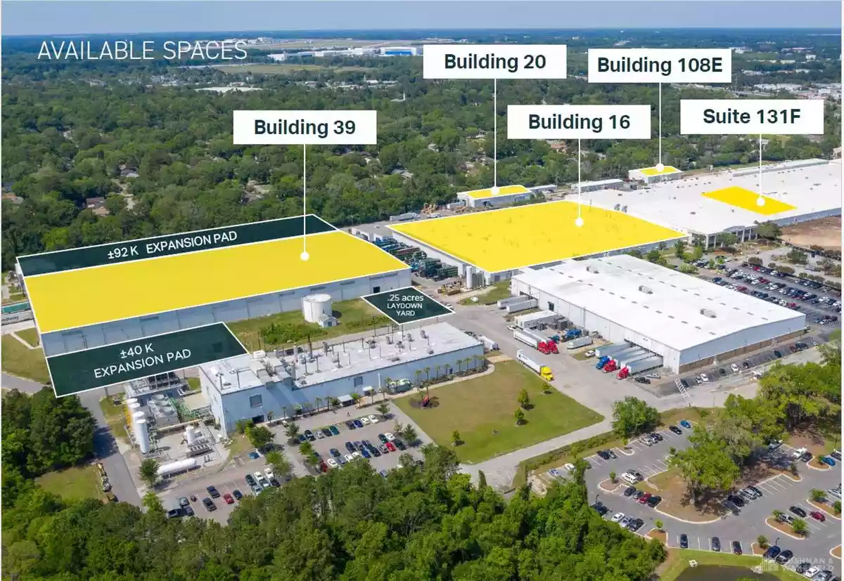 World Trade Center Charleston aerial — 4500 Leeds Avenue